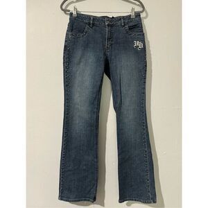 Harley Davidson vintage Y2K studded and embroidered accents low rise long 28